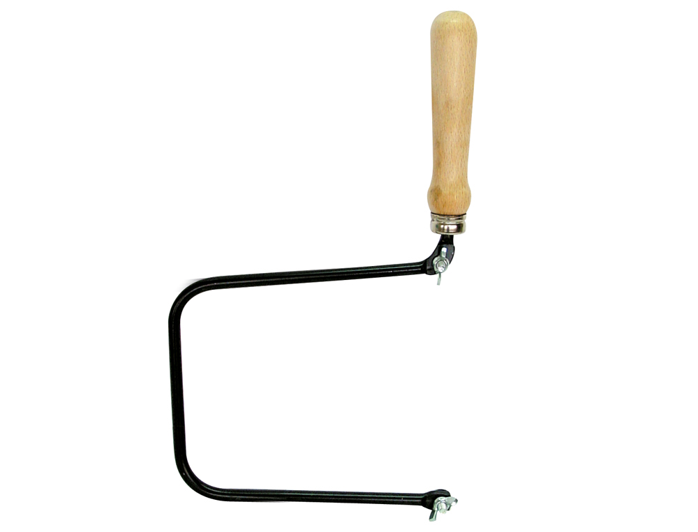 ARCO DE SEGUETA PEQUEO 130X150 MM DE CALADO MANGO DE MADERA