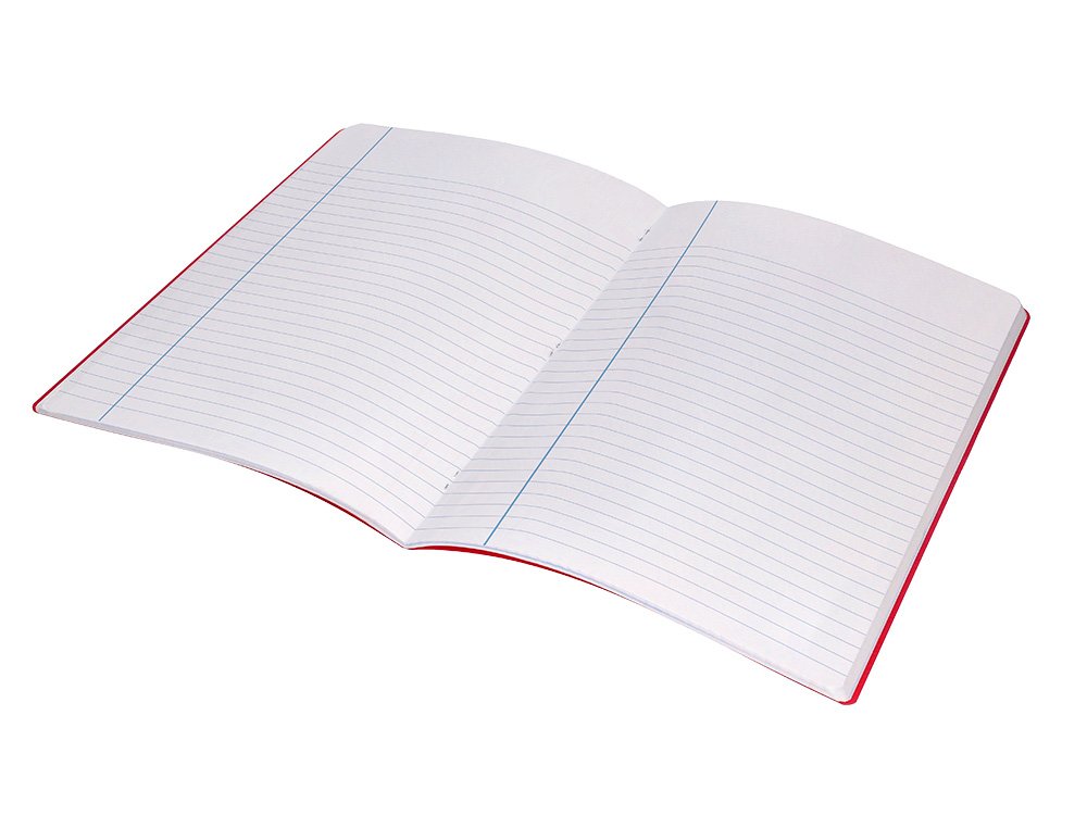 LIBRETA LIDERPAPEL 360 TAPA DE PLASTICO A4 48 HOJAS 90G/M2 HORIZONTAL CON MARGEN COLORES SURTIDOS
