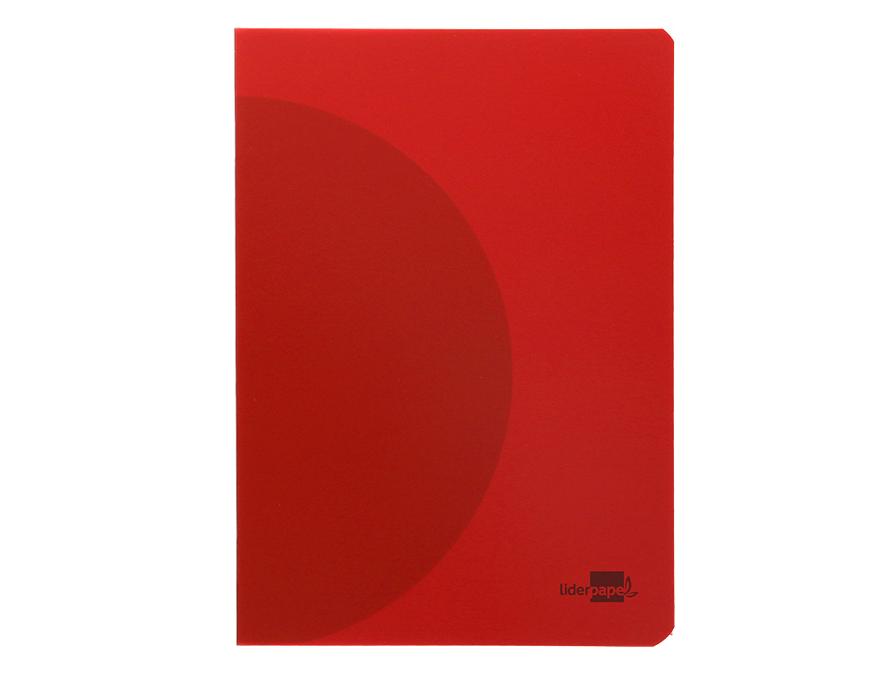 LIBRETA LIDERPAPEL 360 TAPA DE PLASTICO A4 48 HOJAS 90G/M2 HORIZONTAL CON MARGEN COLORES SURTIDOS