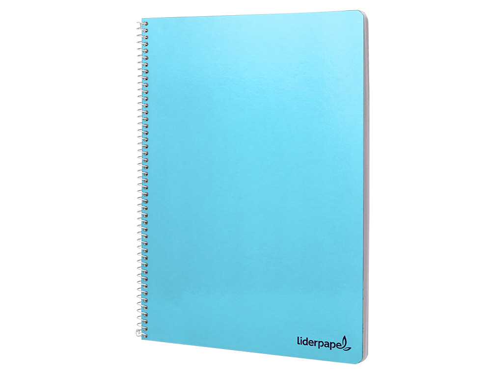 CUADERNO ESPIRAL LIDERPAPEL FOLIO SMART TAPA BLANDA 80H 60GR CUADRO 4MM CON MARGEN COLORES SURTIDOS
