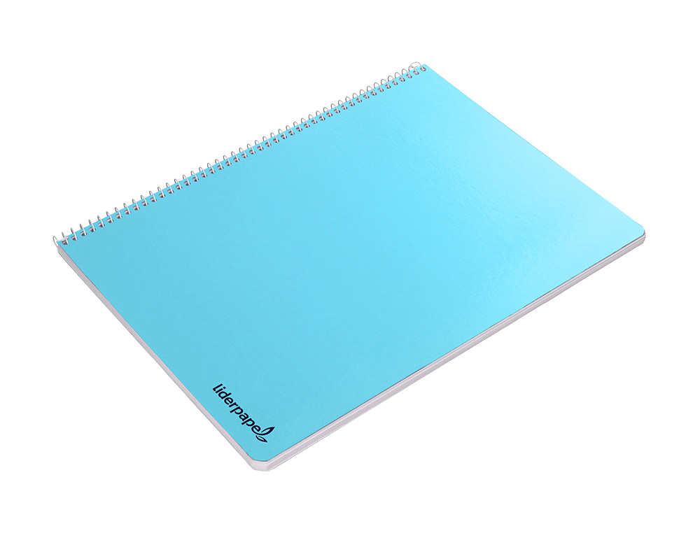 CUADERNO ESPIRAL LIDERPAPEL FOLIO SMART TAPA BLANDA 80H 60GR CUADRO 4MM CON MARGEN COLORES SURTIDOS