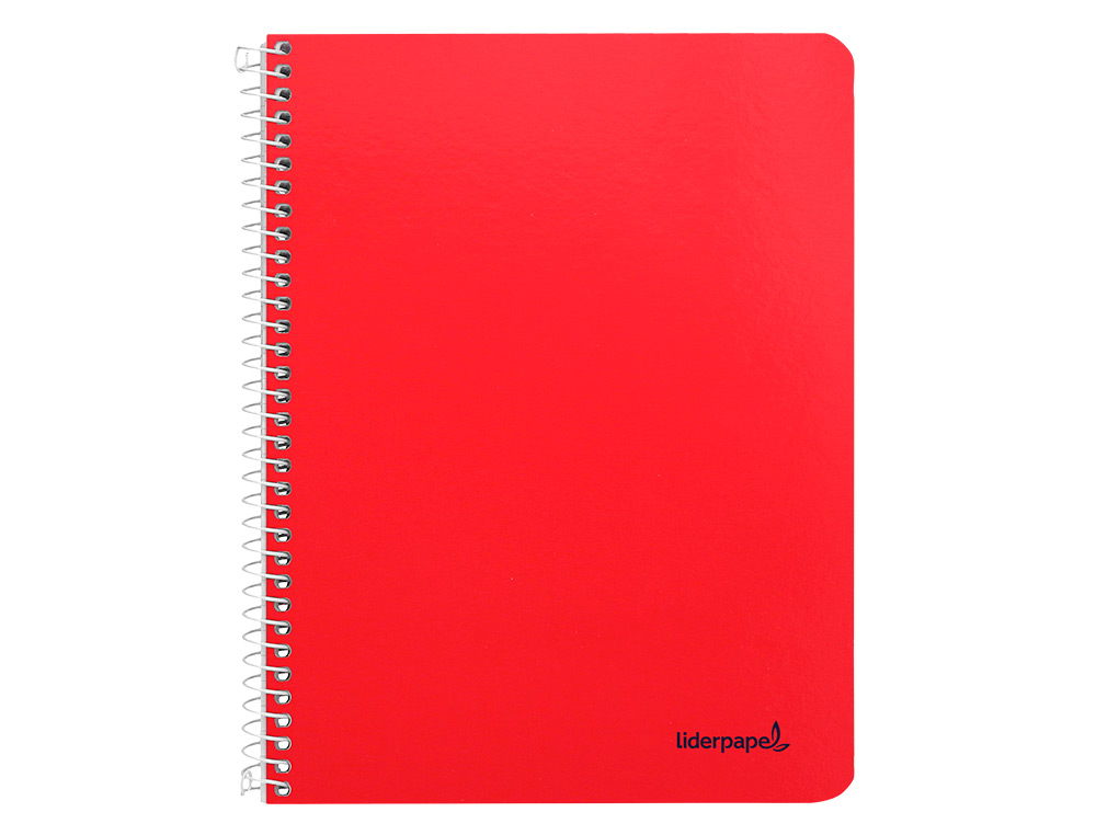 CUADERNO ESPIRAL LIDERPAPEL CUARTO SMART TAPA BLANDA 80H 60GR RAYADO N46 COLORES SURTIDOS