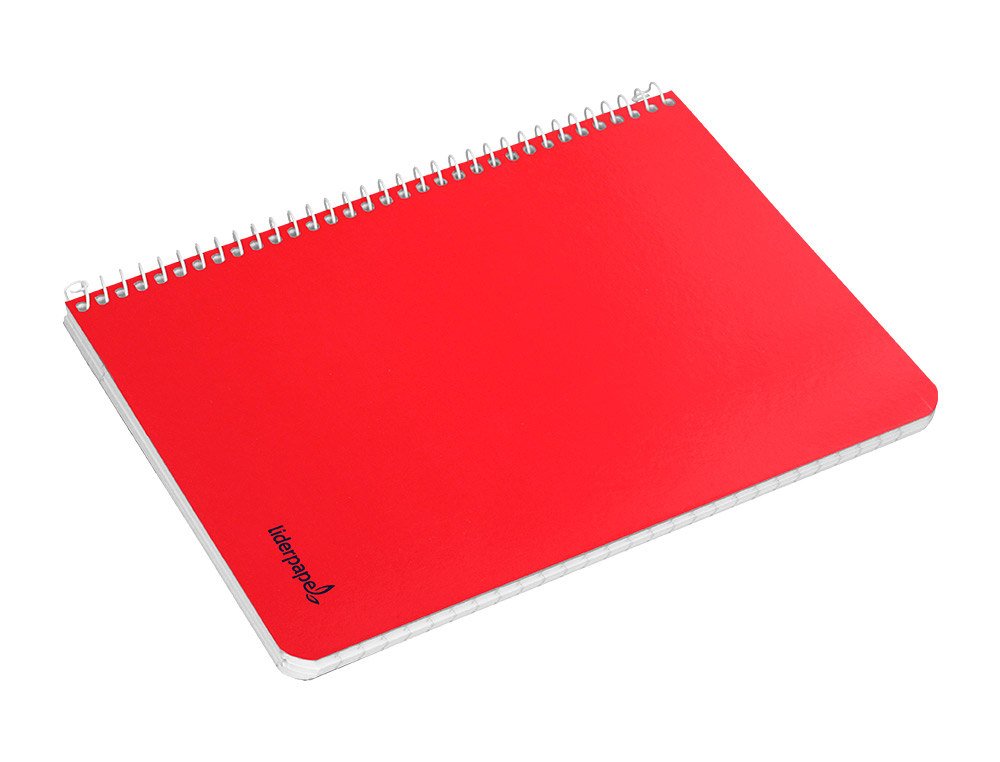 CUADERNO ESPIRAL LIDERPAPEL CUARTO SMART TAPA BLANDA 80H 60GR RAYADO N46 COLORES SURTIDOS