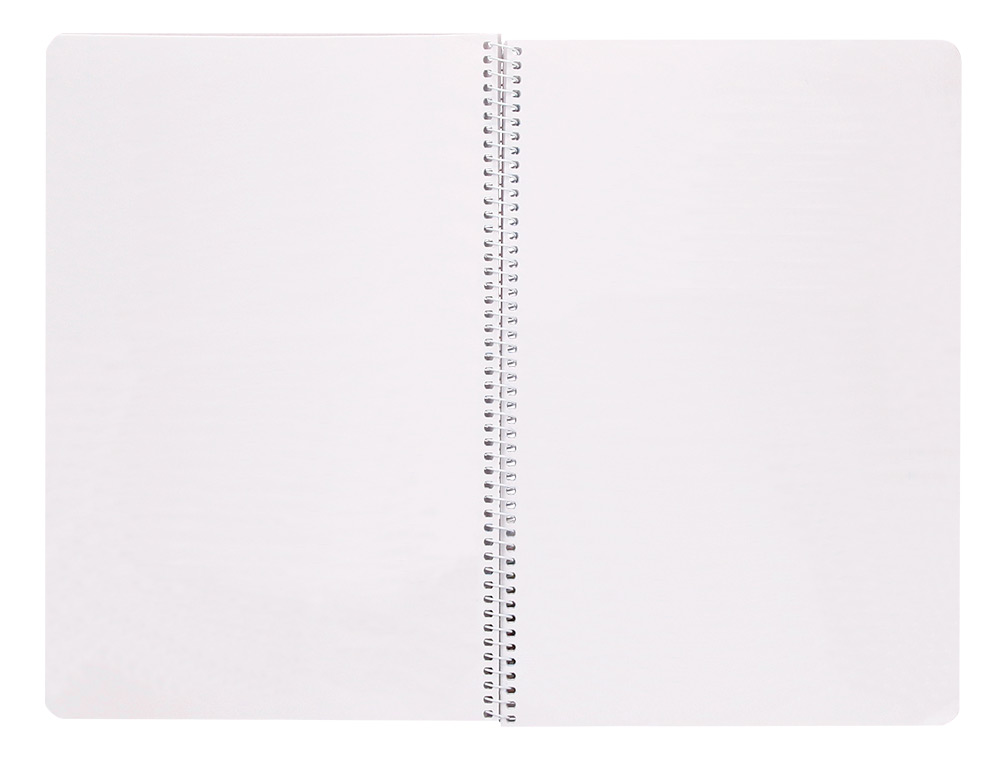 CUADERNO ESPIRAL LIDERPAPEL FOLIO WITTY TAPA DURA 80H 75GR LISO SIN MARGEN COLORES SURTIDOS
