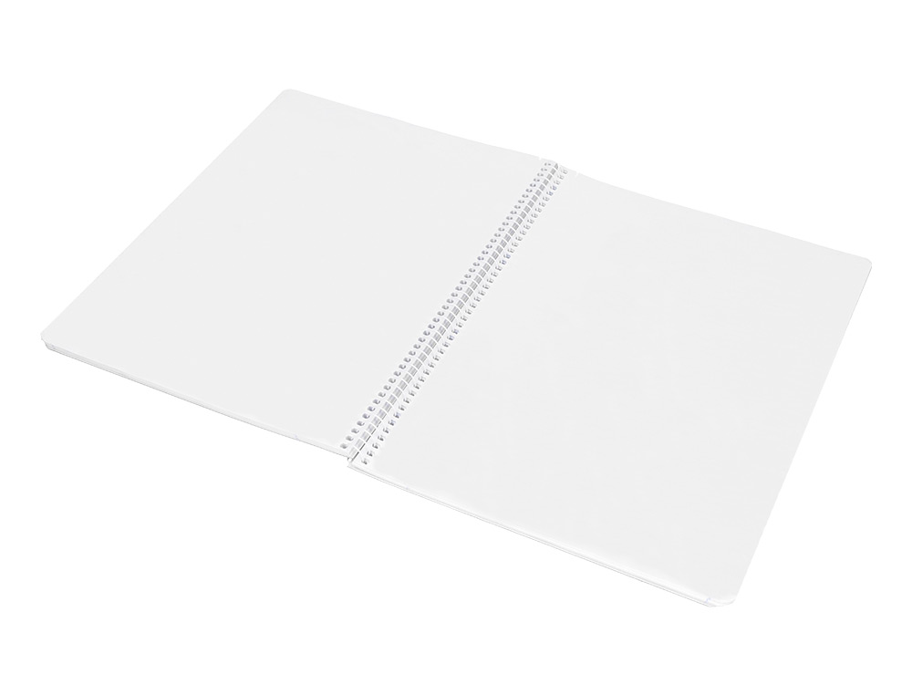 CUADERNO ESPIRAL LIDERPAPEL FOLIO WITTY TAPA DURA 80H 75GR LISO SIN MARGEN COLORES SURTIDOS
