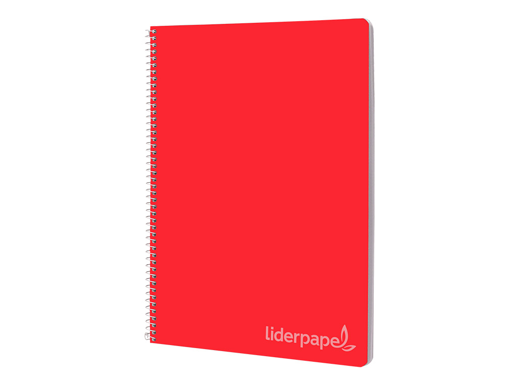 CUADERNO ESPIRAL LIDERPAPEL FOLIO WITTY TAPA DURA 80H 75GR LISO SIN MARGEN COLORES SURTIDOS