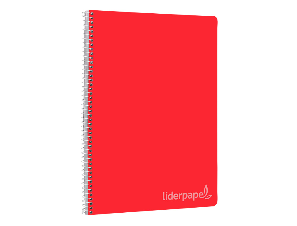 CUADERNO ESPIRAL LIDERPAPEL FOLIO WITTY TAPA DURA 80H 75GR LISO SIN MARGEN COLORES SURTIDOS