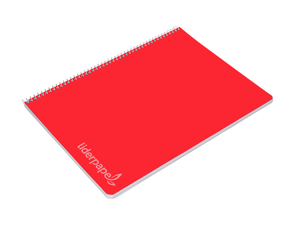 CUADERNO ESPIRAL LIDERPAPEL FOLIO WITTY TAPA DURA 80H 75GR LISO SIN MARGEN COLORES SURTIDOS