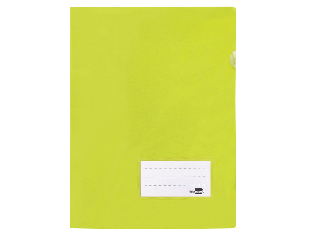 CARPETA LIDERPAPEL DOSSIER A4 UERO AMARILLO FLUOR OPACO