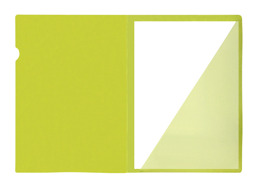CARPETA LIDERPAPEL DOSSIER A4 UERO AMARILLO FLUOR OPACO