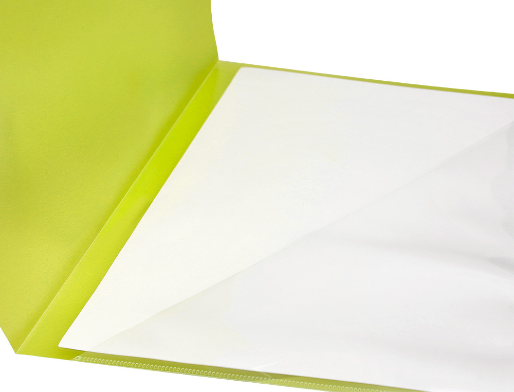 CARPETA LIDERPAPEL DOSSIER A4 UERO AMARILLO FLUOR OPACO