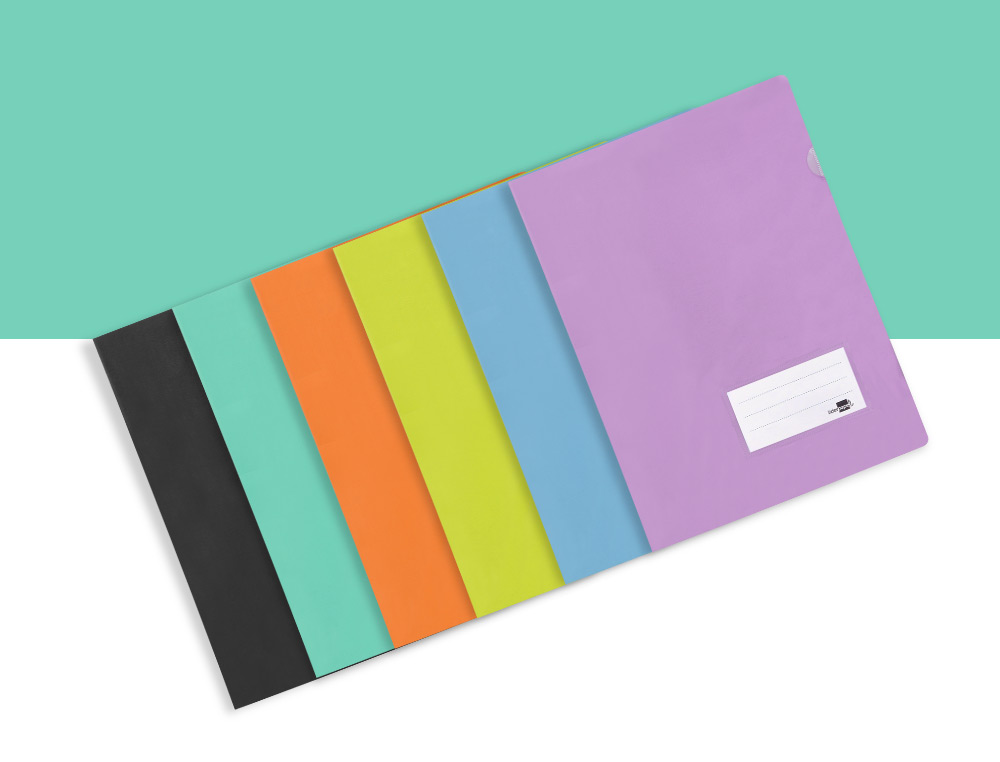 CARPETA LIDERPAPEL DOSSIER A4 UERO AMARILLO FLUOR OPACO