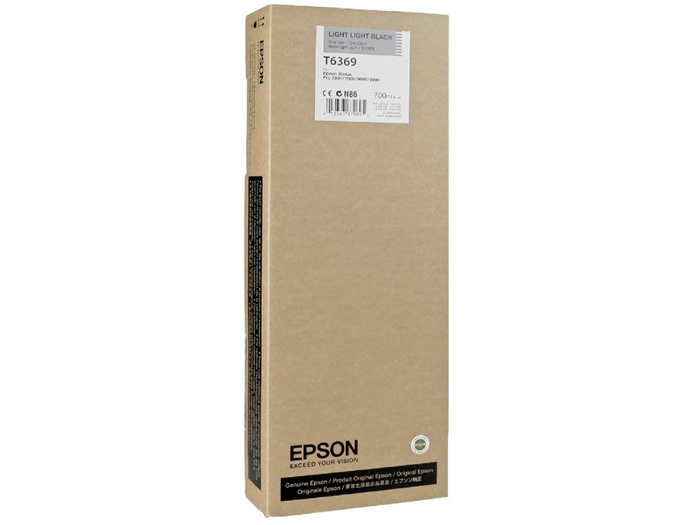 INK-JET EPSON GF STYLUS PHOTO 7900/9900 GRIS CLARO ALTA CAPACIDAD