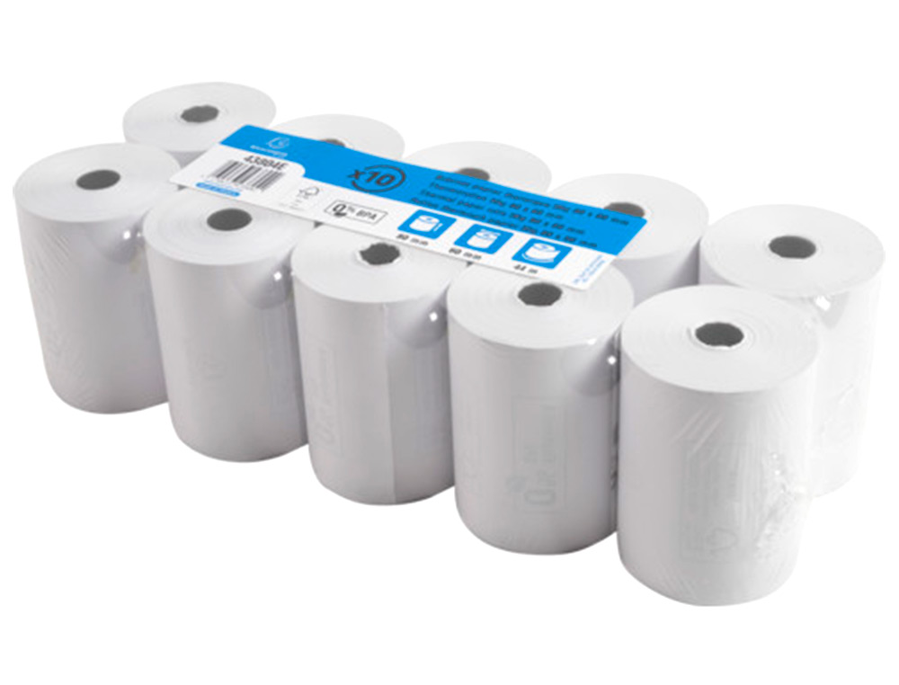 ROLLO SUMADORA EXACOMPTA TERMICO 80 MM X 60 MM 48 G/M2
