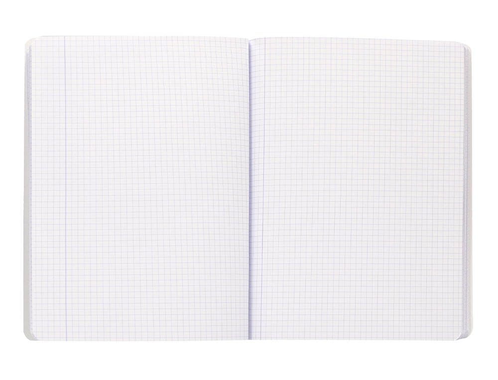 LIBRETA ANTARTIK A5+ PLUS COSIDA 48 HOJAS 90GR CUADRO 4MM CON MARGEN 6 COLORES SURTIDOS
