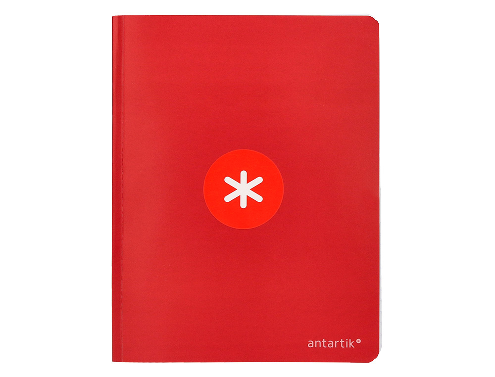 LIBRETA ANTARTIK A5+ PLUS COSIDA 48 HOJAS 90GR CUADRO 4MM CON MARGEN 6 COLORES SURTIDOS