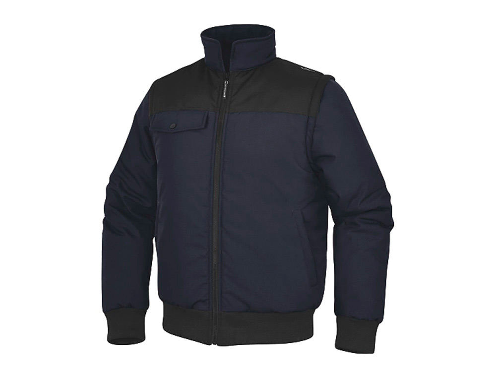 CHALECO DELTAPLUS MULTIBOLSILLOS CON CREMALLERA Y MANGAS DESMONTABLES 80% POLIESTER 20% ALGODON TALLA L