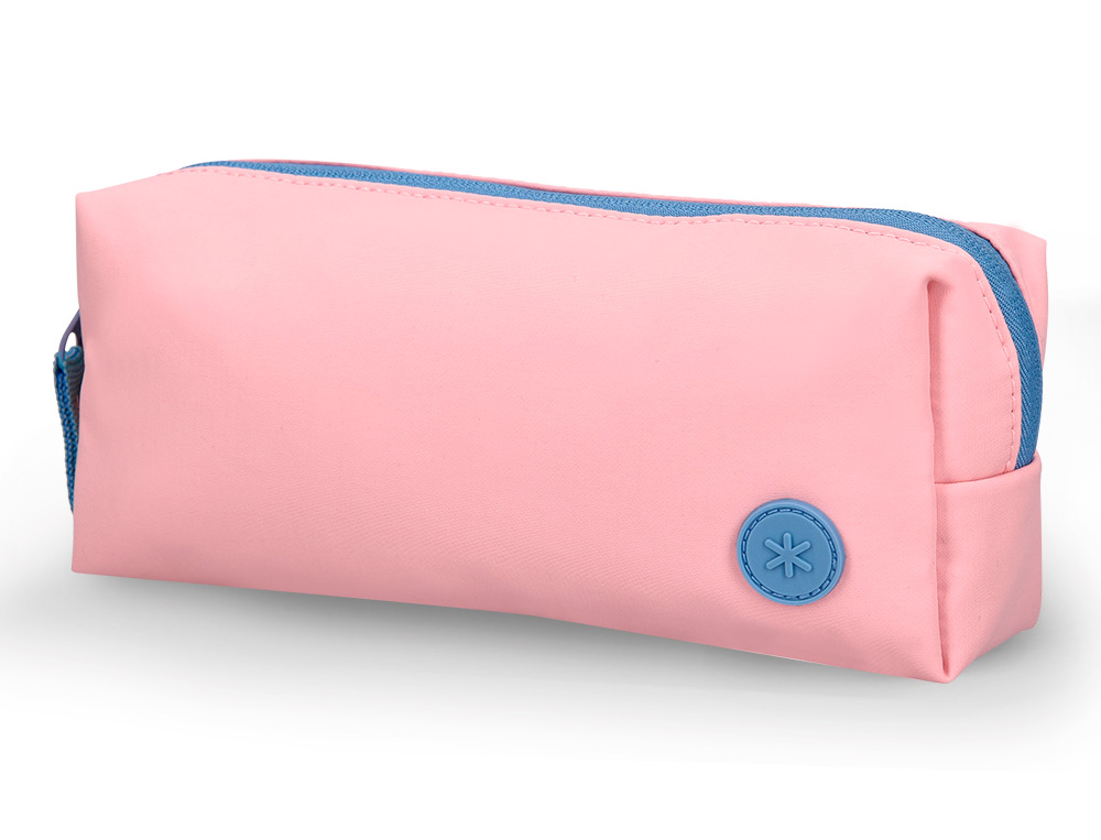 ESTUCHE PORTATODO ANTARTIK BASIC PACK 1 COMPARTIMENTO ROSA COMPAERO MOCHILA 80X55X210 MM
