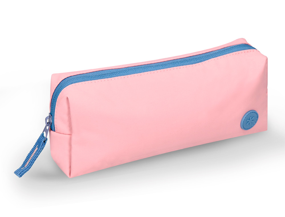 ESTUCHE PORTATODO ANTARTIK BASIC PACK 1 COMPARTIMENTO ROSA COMPAERO MOCHILA 80X55X210 MM