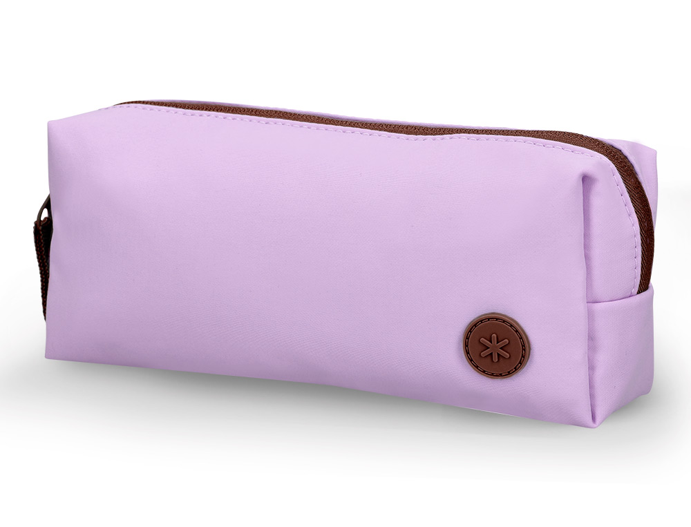 ESTUCHE PORTATODO ANTARTIK BASIC PACK 1 COMPARTIMENTO MORADO COMPAERO MOCHILA 80X55X210 MM