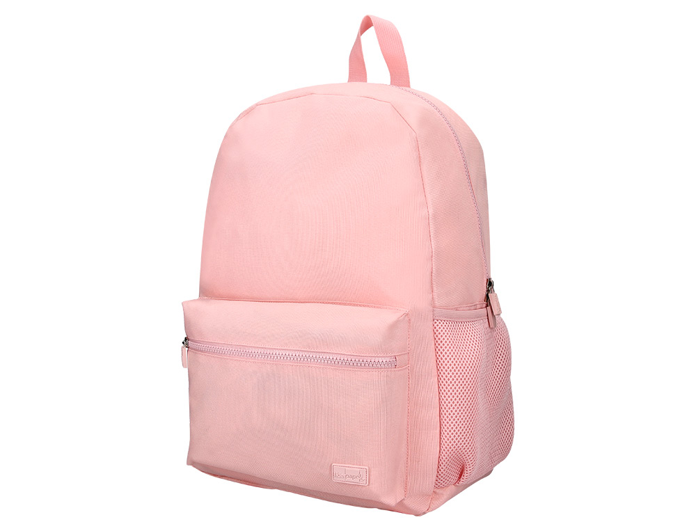 MOCHILA LIDERPAPEL CORE CON COMPARTIMENTO LATERAL ELASTICO ROSA 15 L 400X125X300 MM