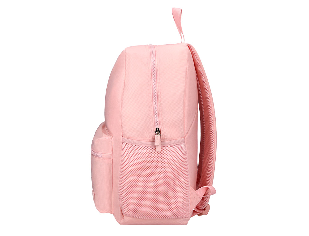 MOCHILA LIDERPAPEL CORE CON COMPARTIMENTO LATERAL ELASTICO ROSA 15 L 400X125X300 MM