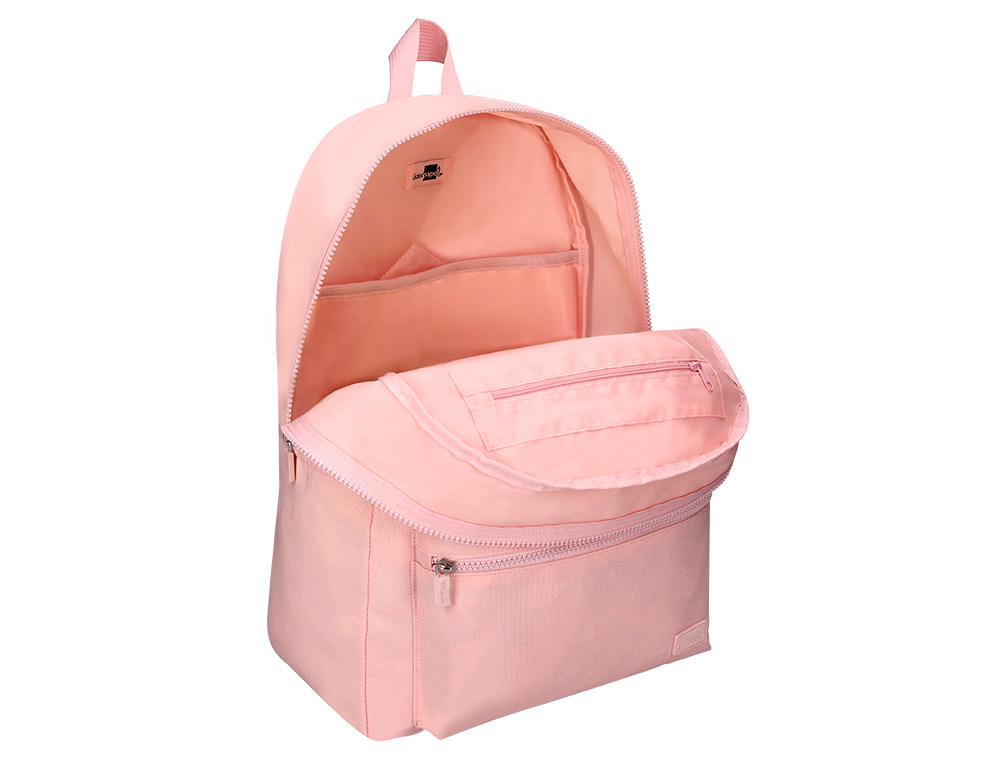 MOCHILA LIDERPAPEL CORE CON COMPARTIMENTO LATERAL ELASTICO ROSA 15 L 400X125X300 MM