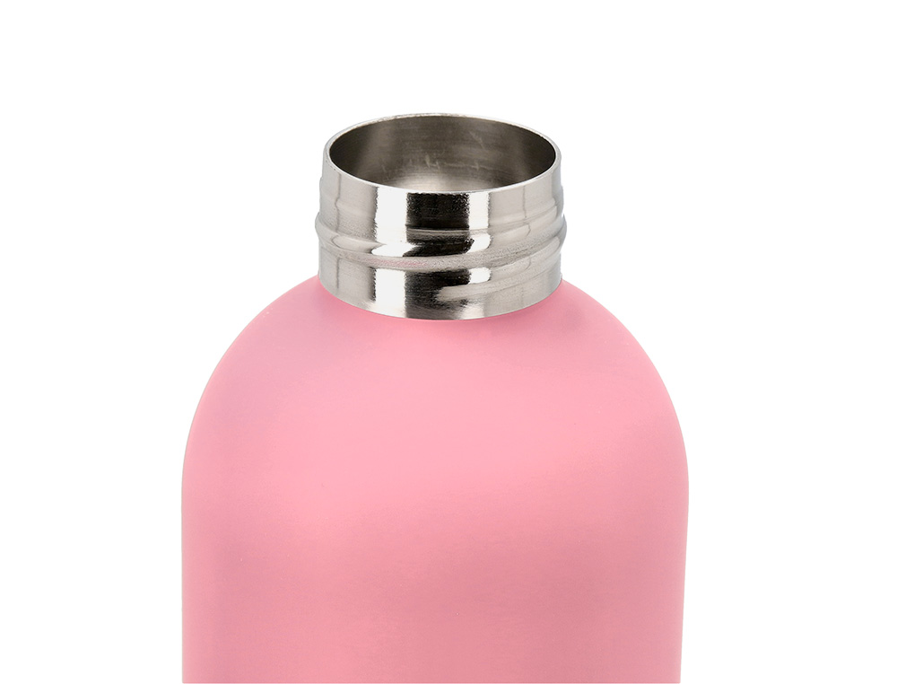 BOTELLA PORTALIQUIDOS ANTARTIK ISOTERMICA ACERO INOXIDABLE LIBRE DE BPA COLOR ROSA 750 ML