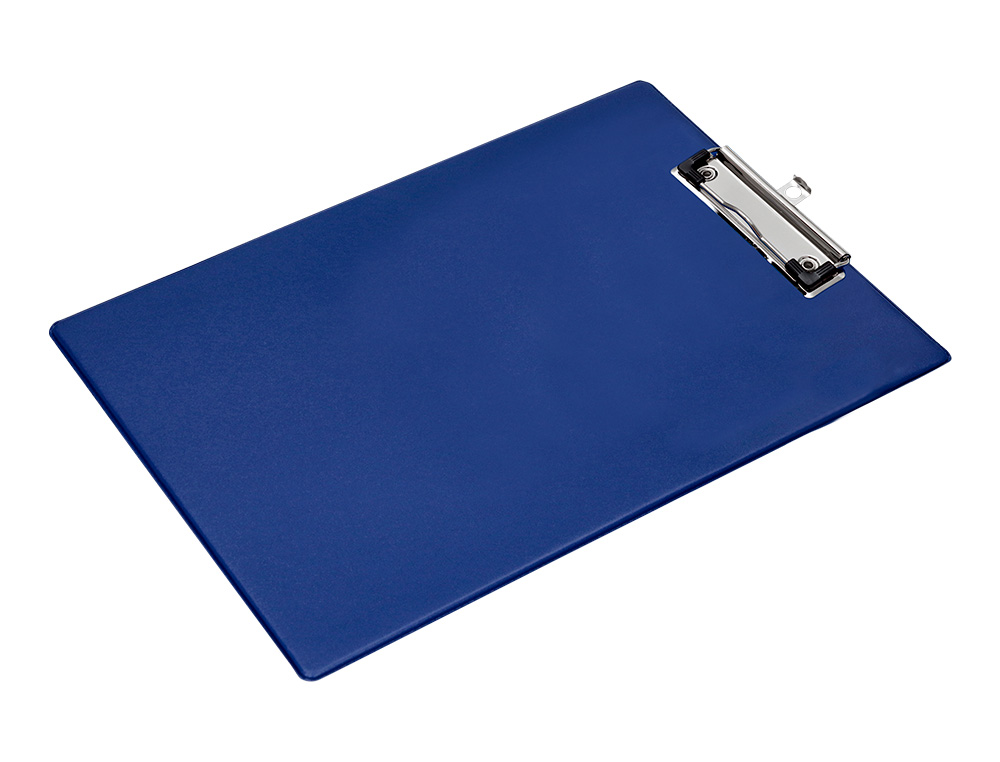 PORTANOTAS Q-CONNECT PLASTICO 50% RECICLADO DIN A4 AZUL GROSOR 2,1 MM