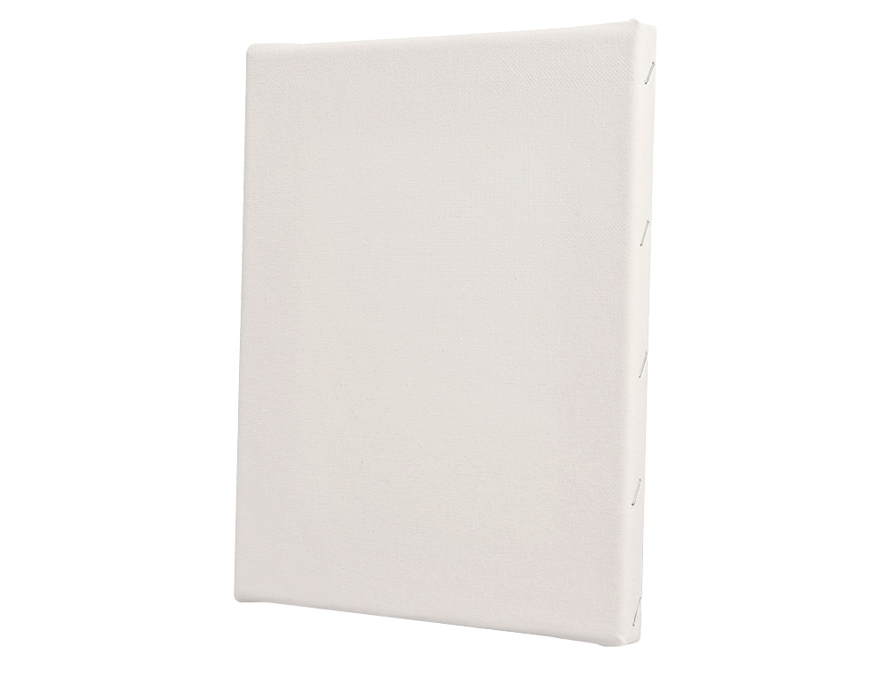 BASTIDOR LIDERPAPEL 1F LIENZO GRAPADO TRASERO ALGODON 100% 22X16 CM
