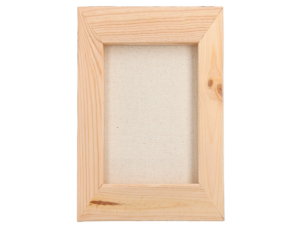 BASTIDOR LIDERPAPEL 1F LIENZO GRAPADO TRASERO ALGODON 100% 22X16 CM