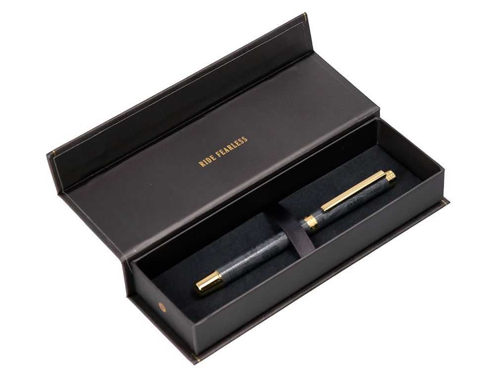 ROLLER BELIUS WILD WEST ALUMINIO COLOR NEGRO DORADO TINTA COLOR NEGRO CAJA DE DISEO
