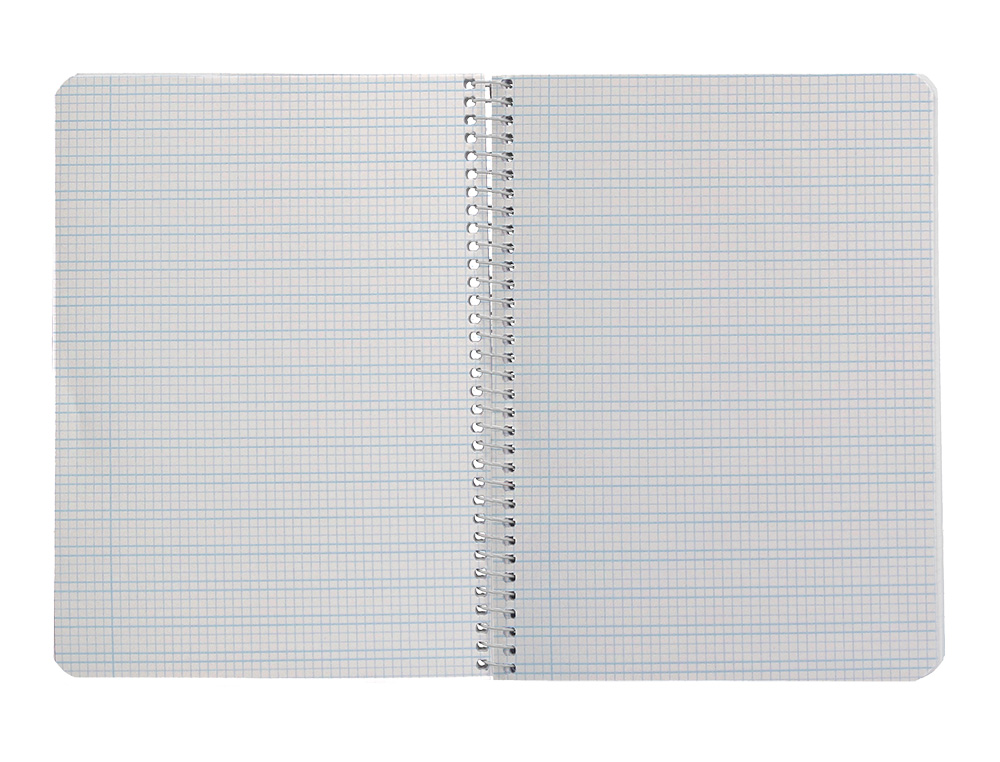 CUADERNO ESPIRAL LIDERPAPEL A5 PAUTAGUIA TAPA BLANDA 40H 75GR CUADRO PAUTADO 3MM COLOR LILA