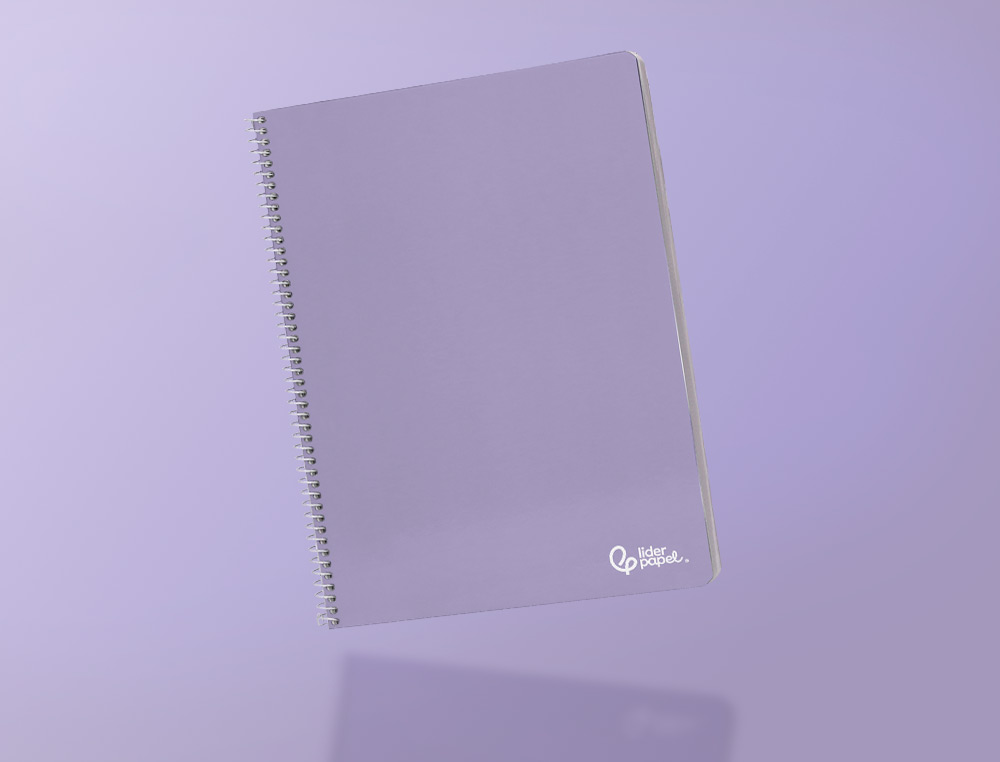 CUADERNO ESPIRAL LIDERPAPEL A4 SMART TAPA BLANDA 80H 75GR HORIZONTAL 8MM CON MARGEN COLORES SURTIDOS