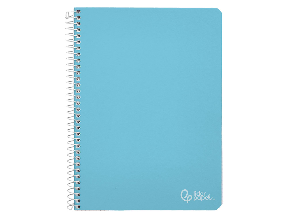CUADERNO ESPIRAL LIDERPAPEL A4 WITTY TAPA DURA 80H 90GR RAYADO MONTESSORI 5MM COLORES SURTIDOS