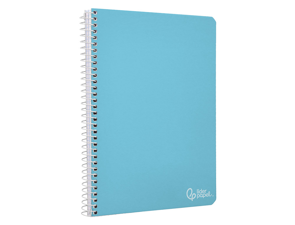 CUADERNO ESPIRAL LIDERPAPEL A4 WITTY TAPA DURA 80H 90GR RAYADO MONTESSORI 5MM COLORES SURTIDOS