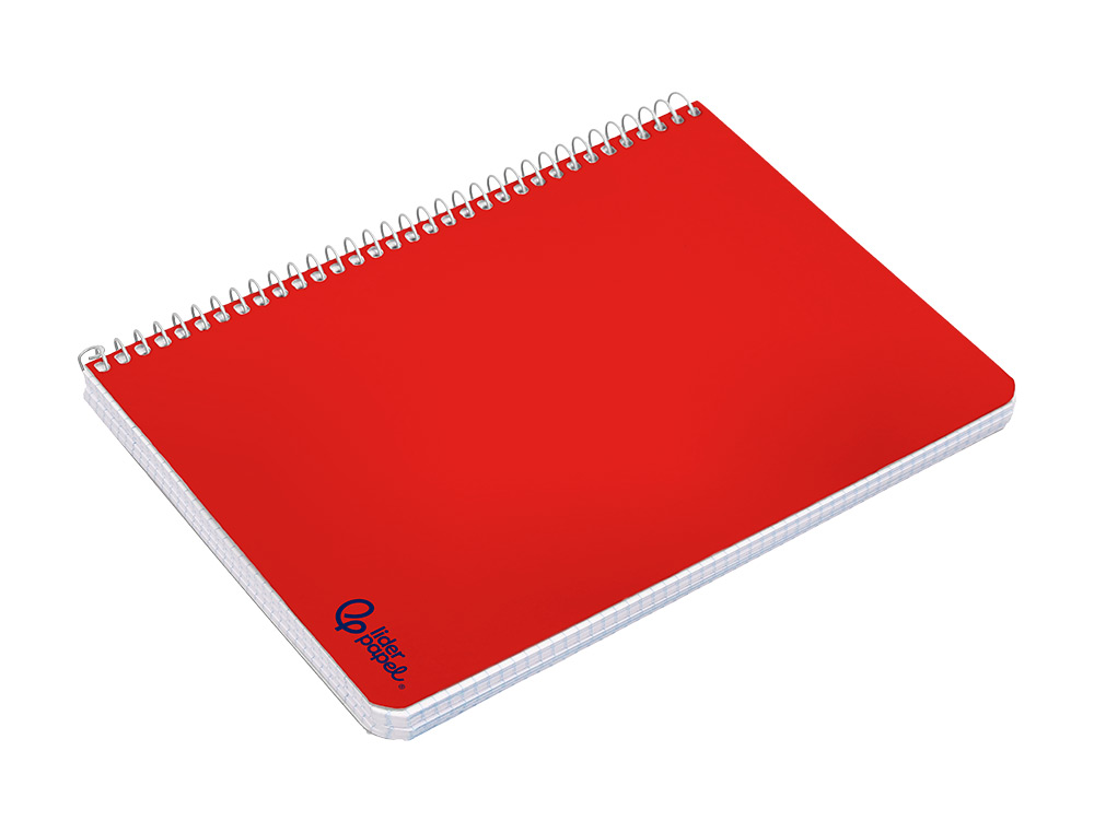CUADERNO ESPIRAL LIDERPAPEL A5 SMART TAPA BLANDA 80H 75GR MILIMETRADO 2MM COLORES SURTIDOS