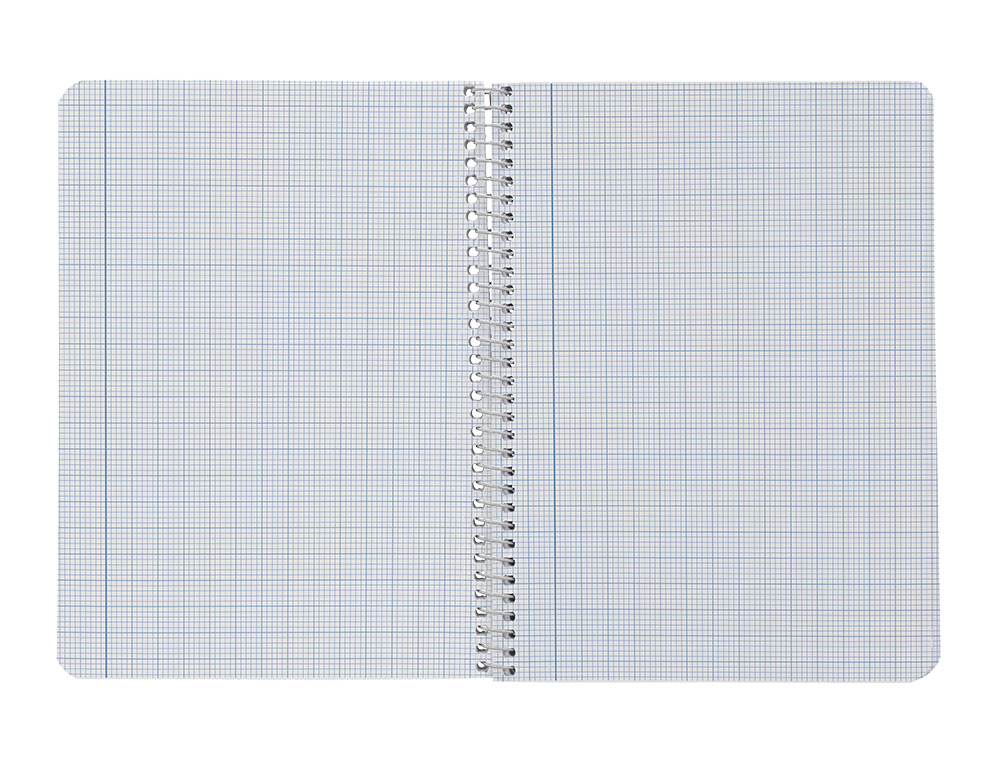 CUADERNO ESPIRAL LIDERPAPEL A5 SMART TAPA BLANDA 80H 75GR MILIMETRADO 2MM COLORES SURTIDOS