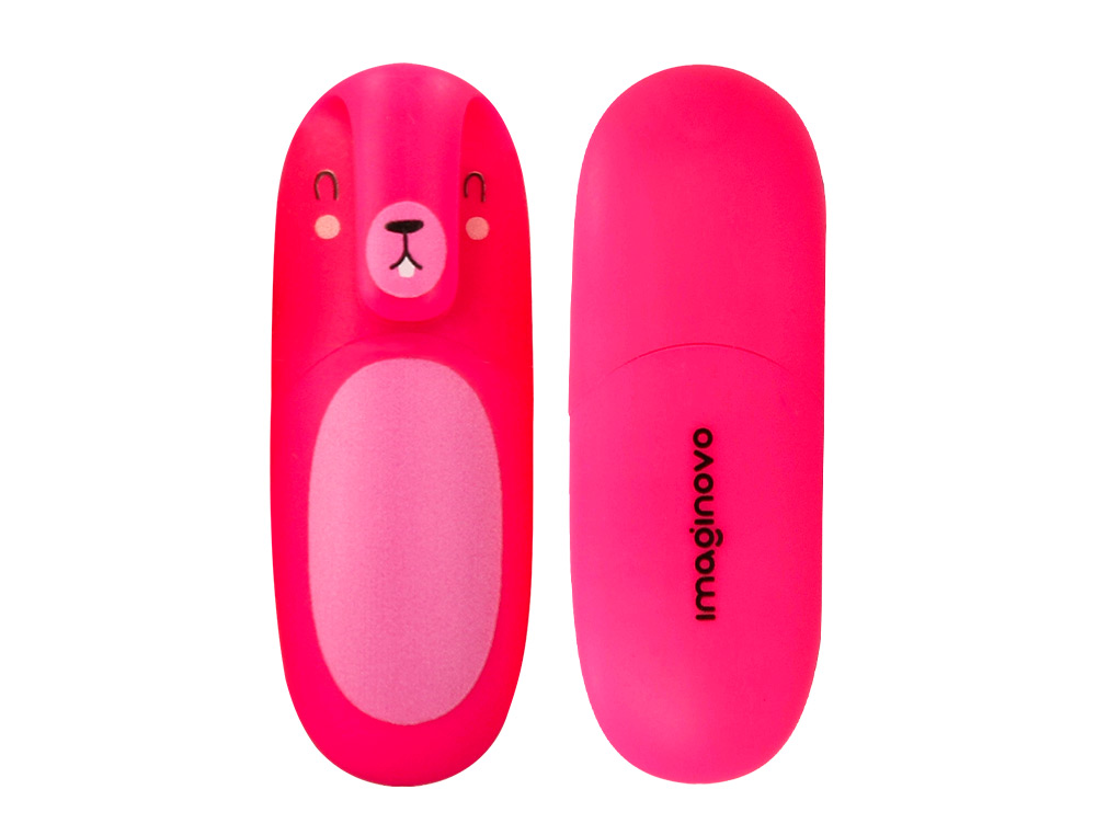 ROTULADOR IMAGINOVO FLUORESCENTE SAFARI GLOW NEON ANIMALES Y CLIP CAJA DE 6 UNIDADES SURTIDAS
