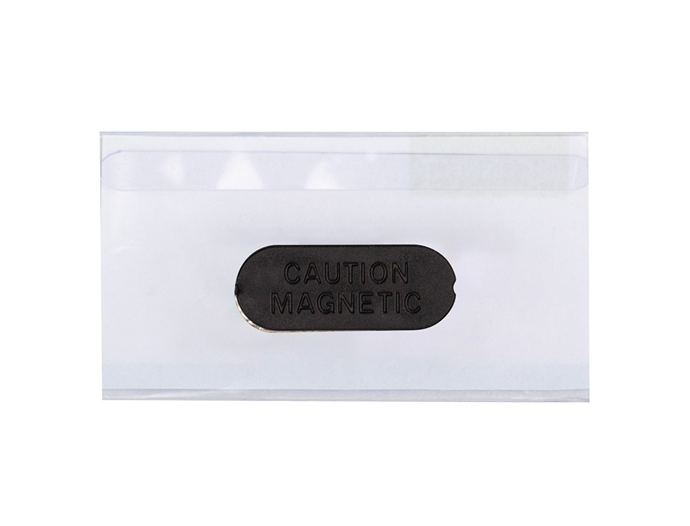 IDENTIFICADOR Q-CONNECT KF14137 CON CLIP MAGNETICO APERTURA SUPERIOR 40X75 MM
