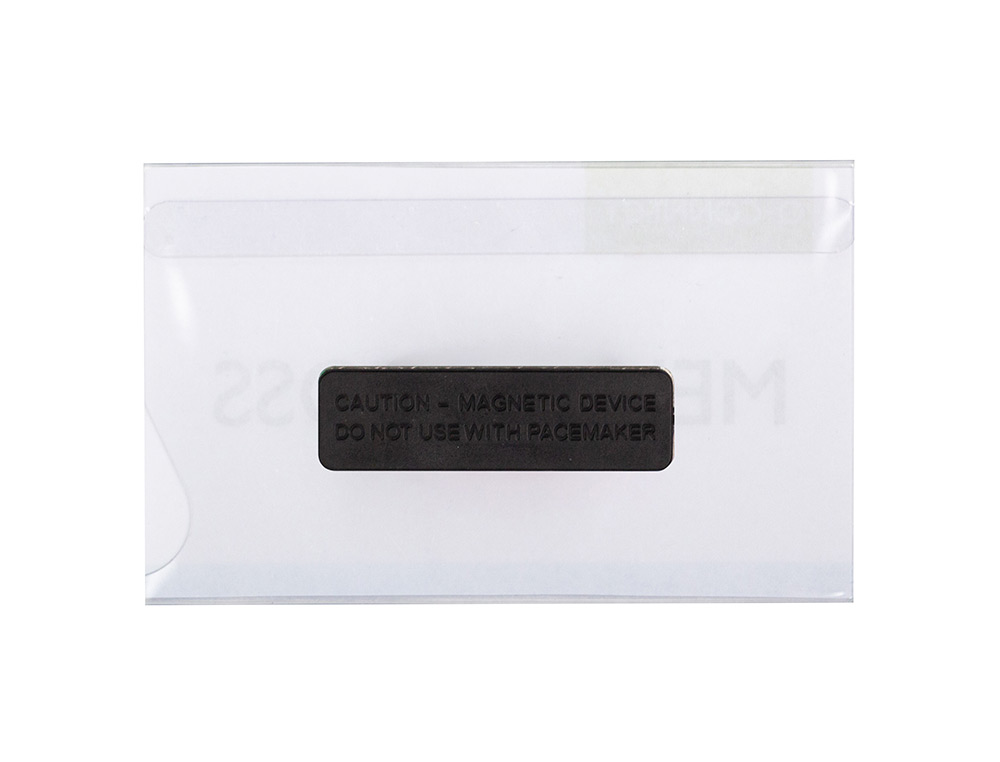 IDENTIFICADOR Q-CONNECT KF14138 CON CLIP MAGNETICO APERTURA SUPERIOR 54X90 MM