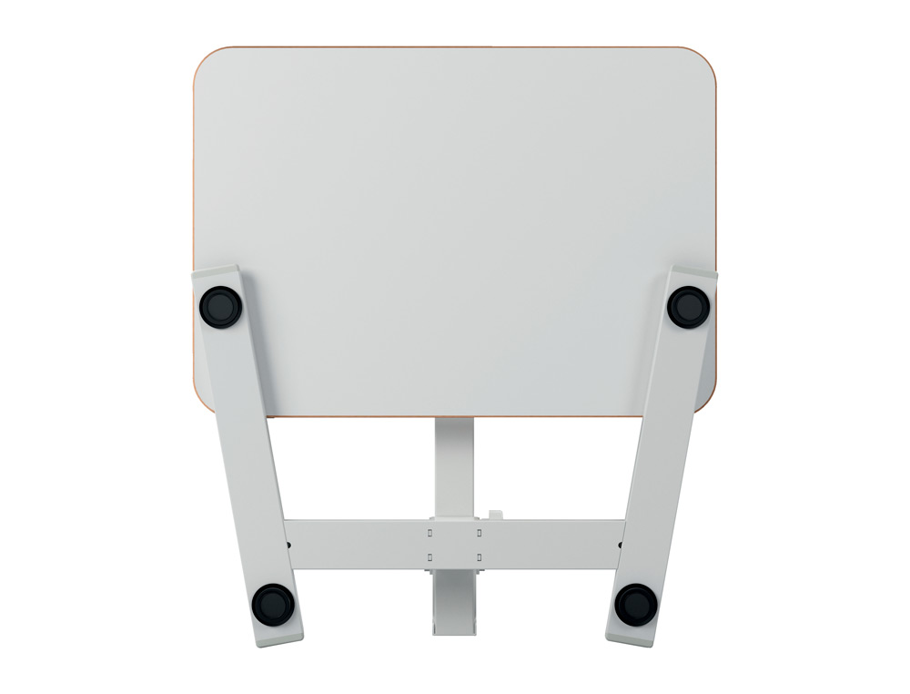 MESA LEITZ ERGO PEQUEA PLEGABLE REGULABLE EN ALTURA HASTA 109 CM COLOR BLANCO 460X740X650 MM