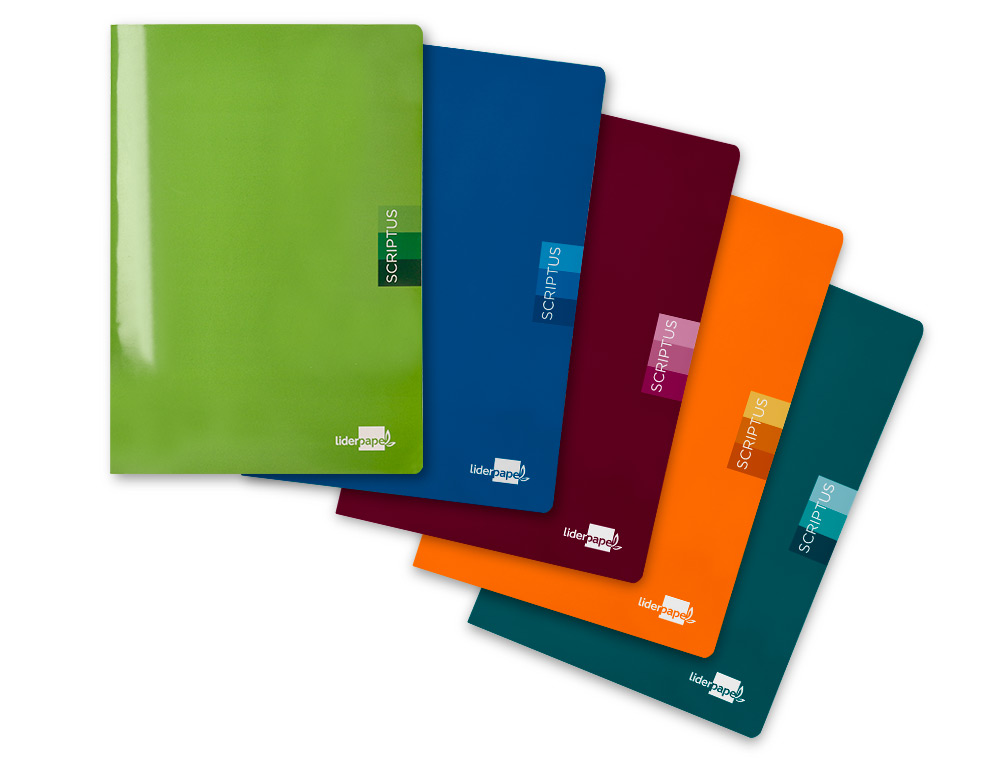 LIBRETA LIDERPAPEL SCRIPTUS A4 48 HOJAS 90G/M2 PAUTA 4ª 3.5MM CON MARGEN