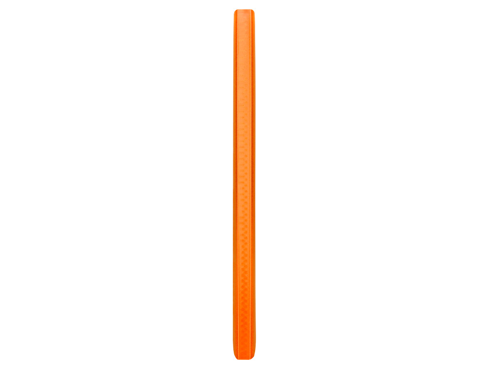 CARPETA LIDERPAPEL ESCAPARATE 47481 10 FUNDAS POLIPROPILENO TRASLUCIDA DIN A4 NARANJA FROSTY