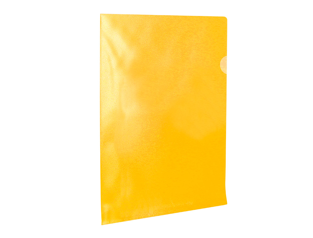 CARPETA DOSSIER UERO PLASTICO Q-CONNECT DIN A4 120 MICRAS AMARILLA CAJA DE 100 UNIDADES