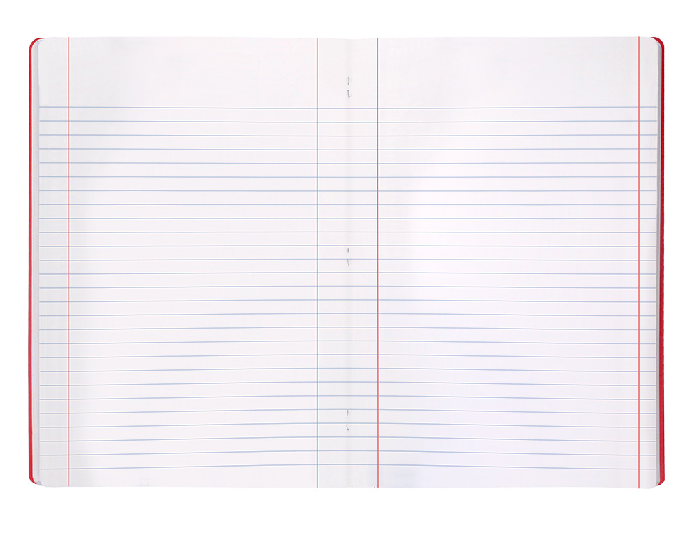 LIBRETA LIDERPAPEL 360 TAPA DE PLASTICO A5 48 HOJAS 90G/M2 HORIZONTAL CON DOBLE MARGEN COLORES SURTIDOS