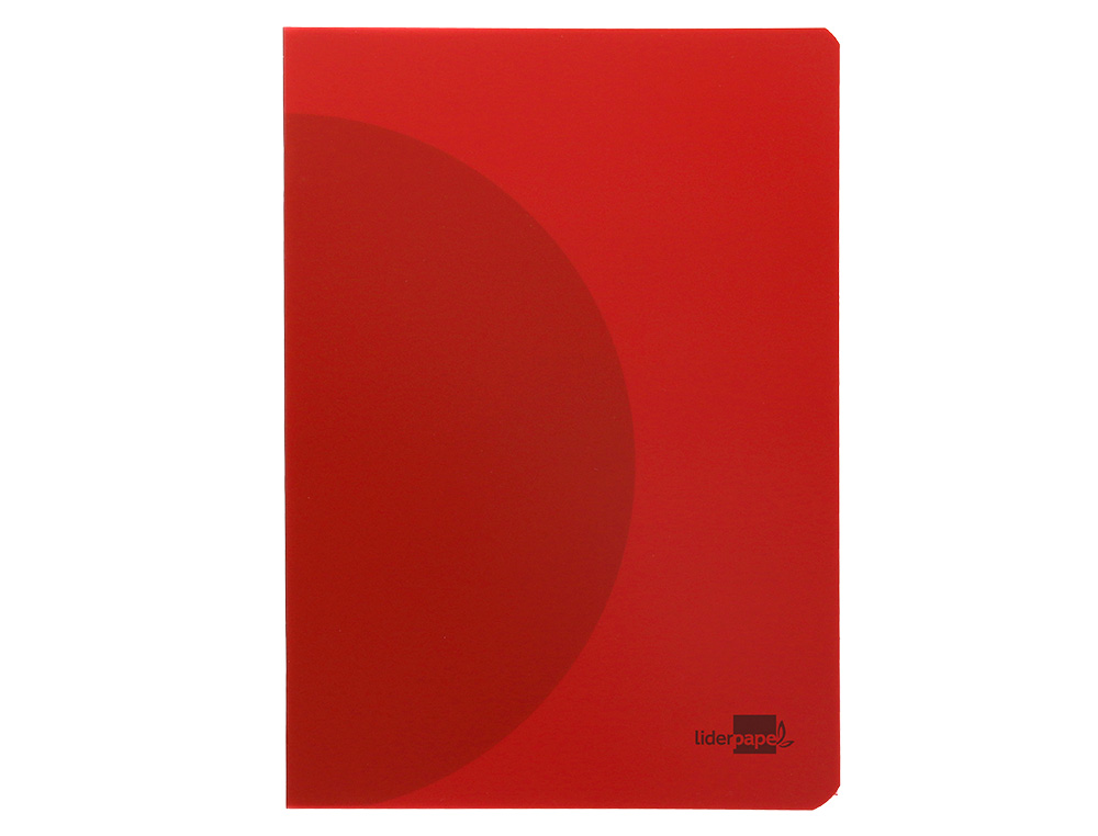 LIBRETA LIDERPAPEL 360 TAPA DE PLASTICO A5 48 HOJAS 90G/M2 HORIZONTAL CON DOBLE MARGEN COLORES SURTIDOS