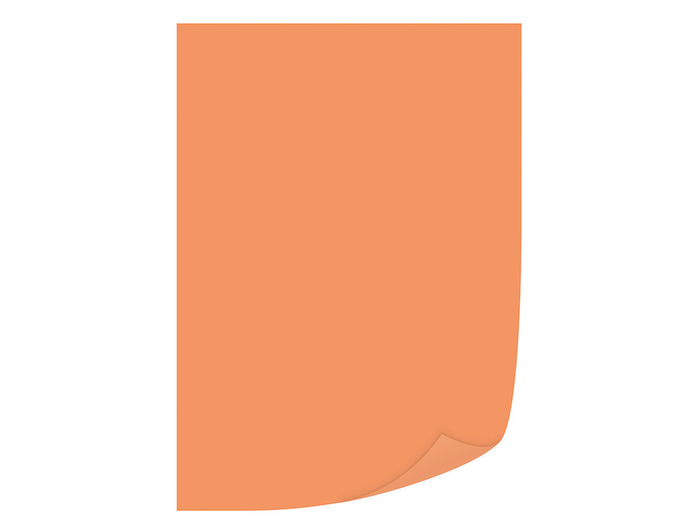 PAPEL COLOR Q-CONNECT DIN A4 80GR NARANJA NEON PAQUETE DE 500 HOJAS