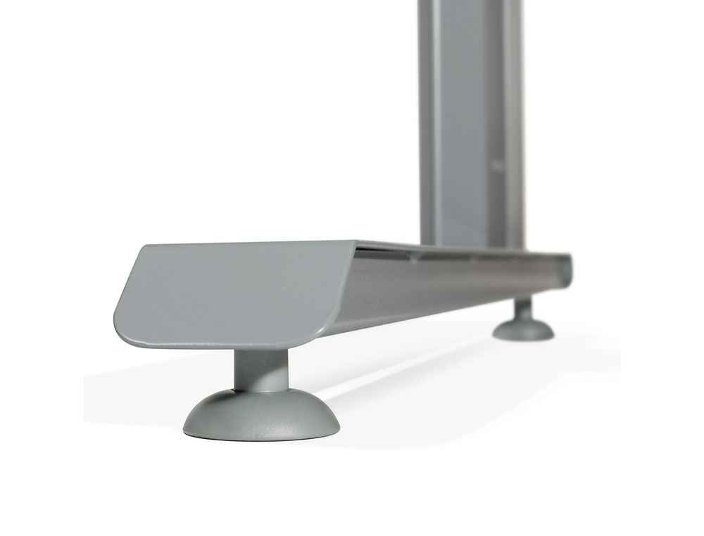 MESA DE OFICINA ROCADA METAL 2003AC01 GRIS/HAYA 180X80 CM