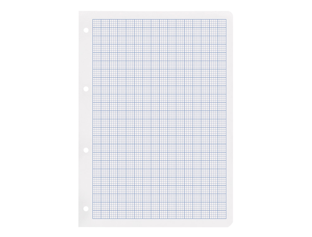 RECAMBIO LIDERPAPEL A4 100 HOJAS 100GR RAYADO Nº 46 4 TALADROS